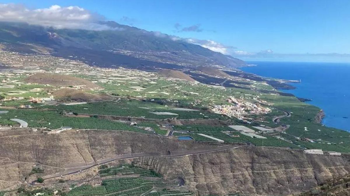 Costa del Valle de Aridane desde El Time. Foto:Jesús Leal