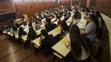 Un aula universitaria, en una imagen de archivo.