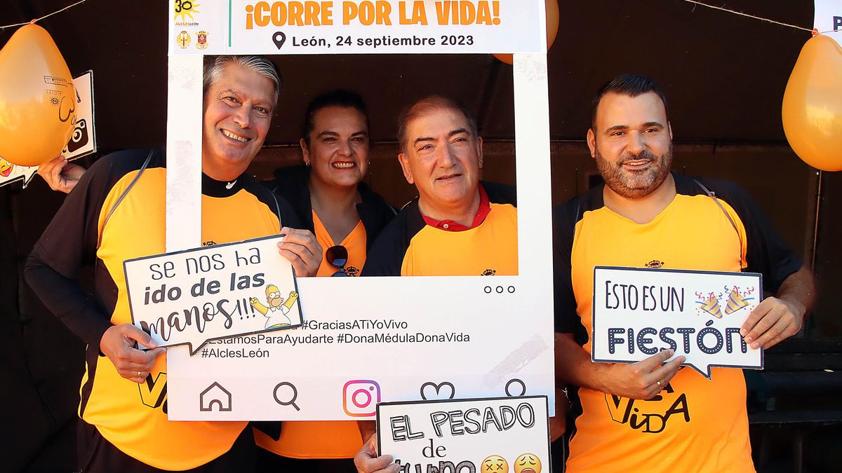 Cientos de personas 'corrieron por la vida' en León este domingo por la mañana