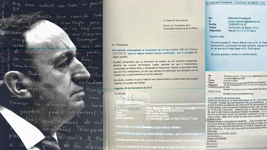 Las peticiones de trabajo que tramitó el Gobierno de Pedro Sanz en La Rioja: "Llevo 40 años sirviendo y votando al PP"