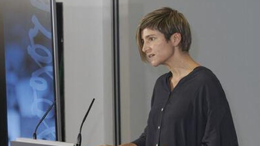María Jauregi, hija de Maixabel Lasa y Juan María Jauregi, en el décimo aniversario del final de ETA