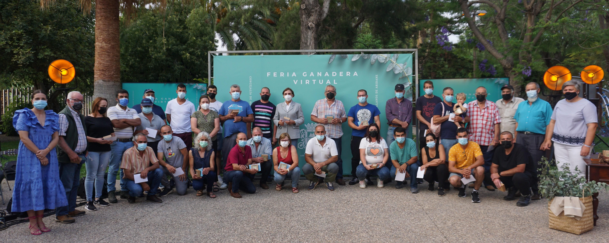 Acto de reconocimiento a los ganaderos y ganaderas en el Parque Antonio Gómez Felipe.