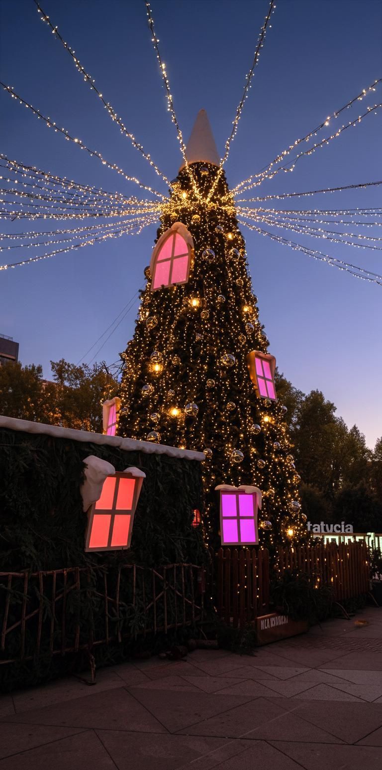 Árbol de Navidad de la quinta edición de 'La Navideña'