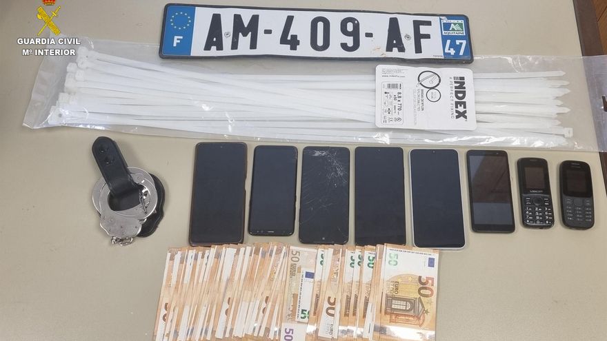 Cuatro detenidos por secuestrar en Cuenca a un conductor y robar bolsos de lujo valorados en un millón de euros