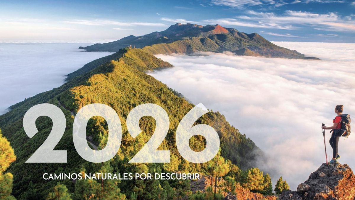 Una fotografía de La Palma de Saúl Santos, portada del calendario 2026 de la revista de viajes de National Geographic
