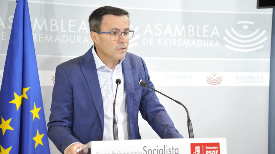 Imagen de archivo del secretario general del PSOE extremeño, Miguel Ángel Gallardo