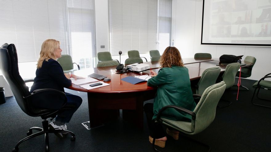 La consejera de Desarrollo Rural, María Jesús Susinos, en la Conferencia Sectorial