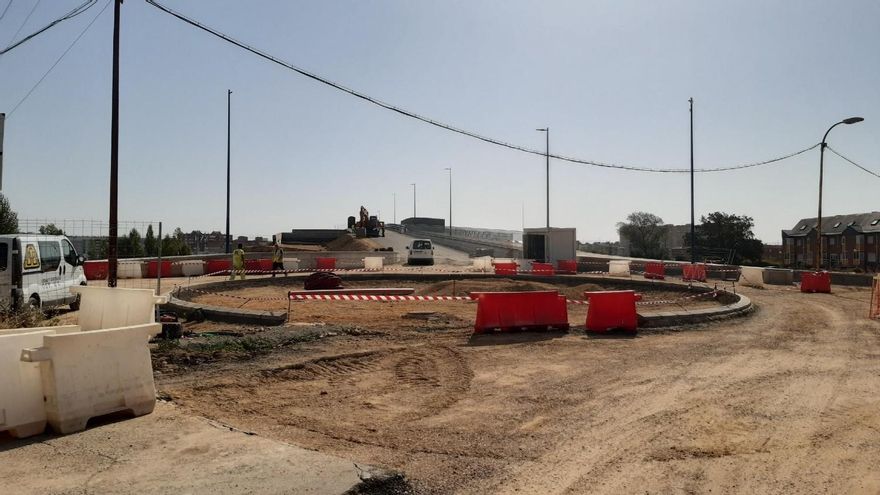 Obras en el vial San Juan de Dios.