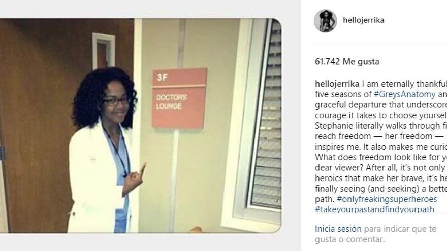 Instagram de Jerrika Hinton