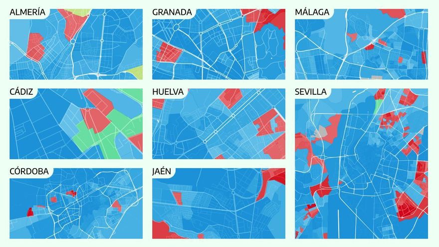 MAPA | ¿Qué votaron tus vecinos el 17M? Los resultados de las elecciones en Andalucía, calle a calle