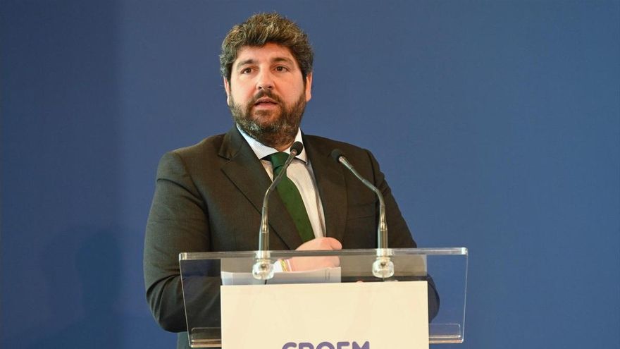 El presidente de Murcia, Fernando López Miras