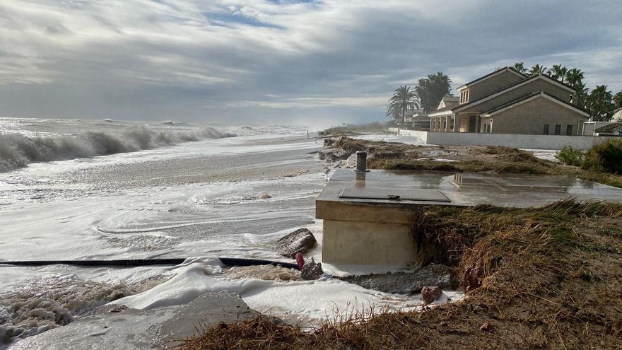 Balance de Harry en la Comunitat Valenciana: destrozos en la costa y nieve en el interior de Castelló