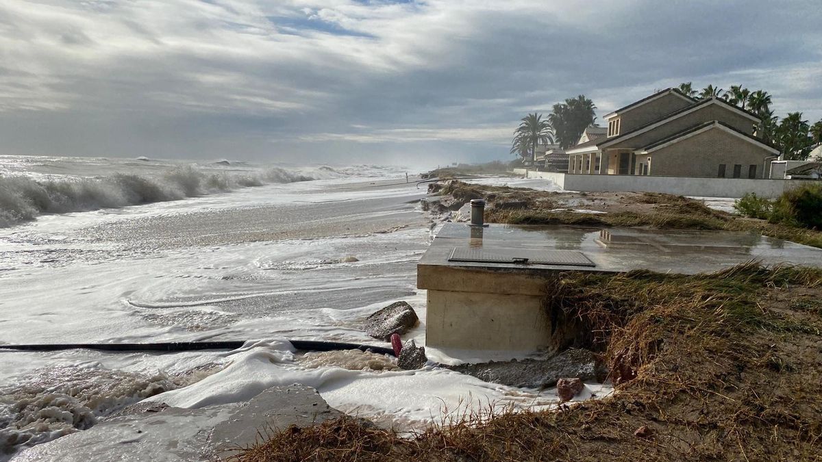 Balance de Harry en la Comunitat Valenciana: nieve en el interior de Castelló, destrozos en la costa y una mujer desaparecida en Favara