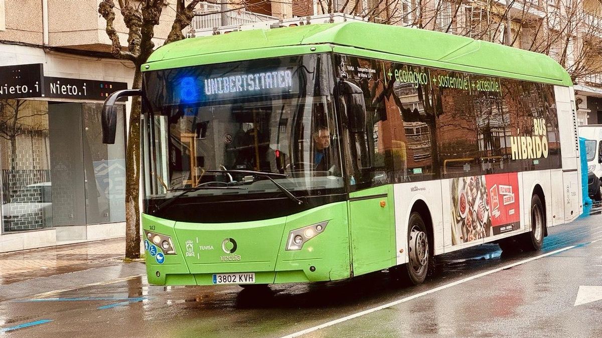 Denuncian que un modelo de autobús de Vitoria se bloquea "de repente" y se queda sin dirección ni frenado asistidos