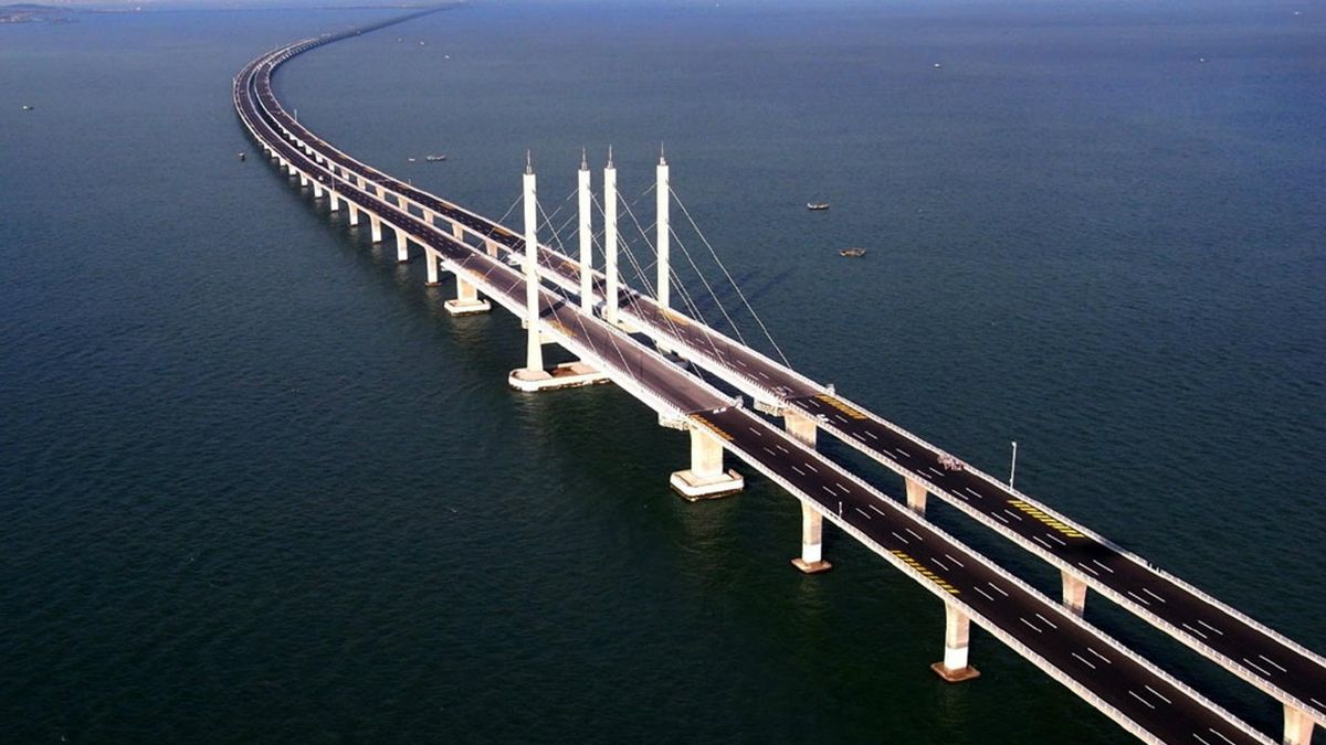 El puente más largo del mundo mide casi 200 km y está en este país asiático
