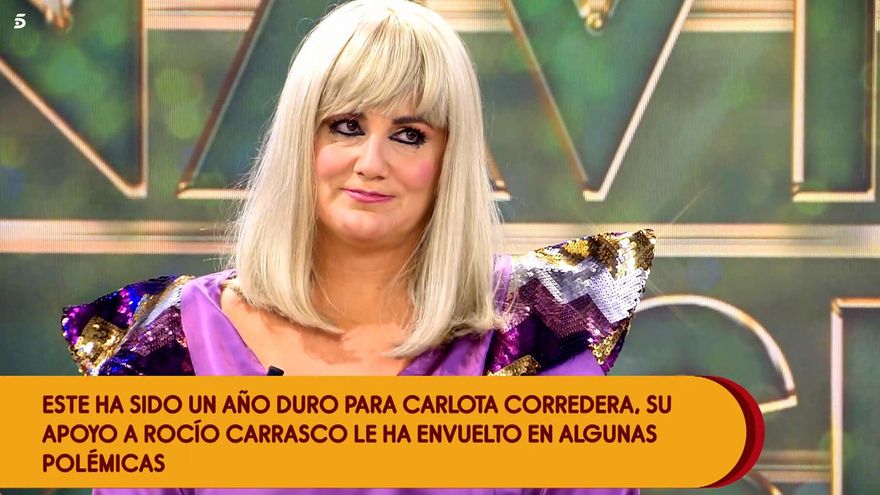 Carlota Corredera se emocionó en 'Sálvame' y dio un paso al frente con Antonio Montero