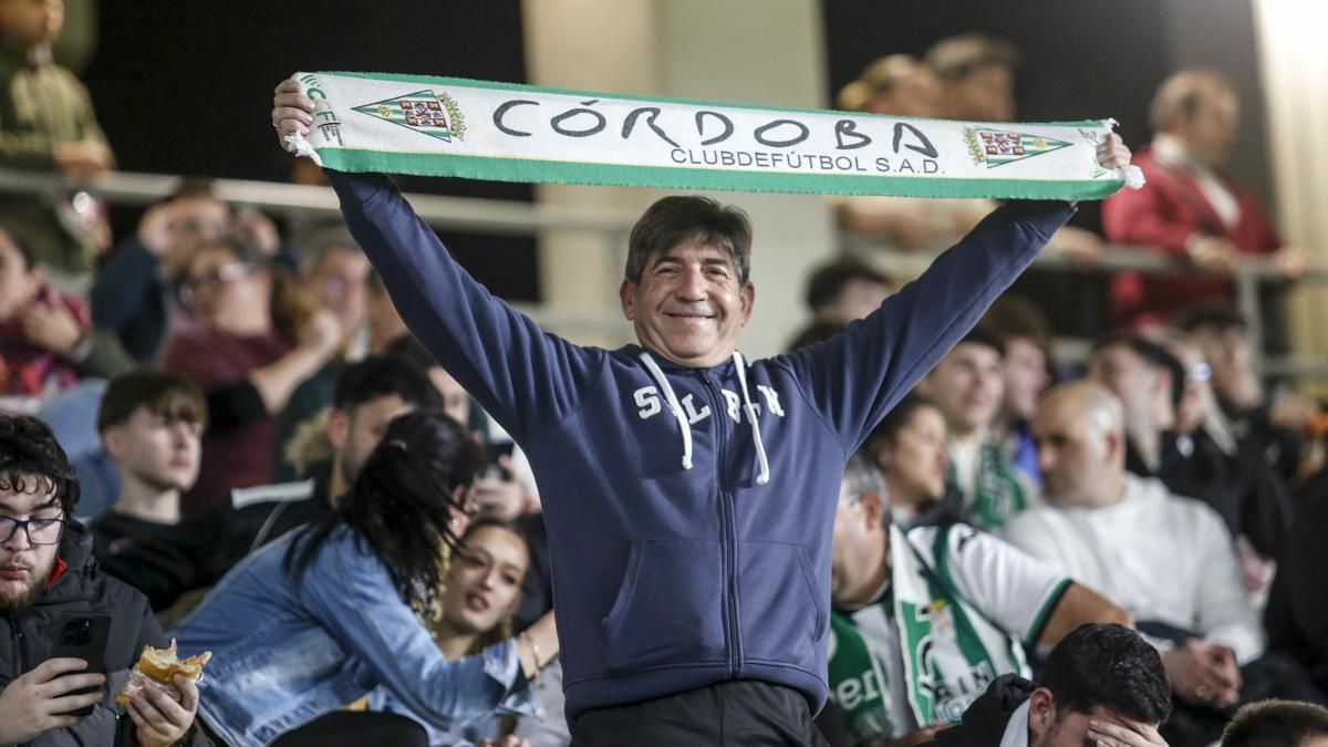 Grada Blanquiverde del Córdoba CF - FC Andorra