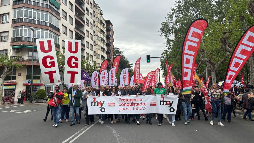 Malestar en CCOO y UGT: por primera vez la manifestación del 1 de Mayo en Logroño no acabará en El Espolón por estar ocupado