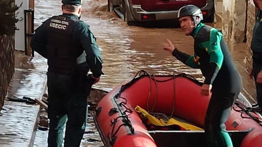 Fallece una mujer de 88 años en la inundación del pueblo conquense de Mira tras desbordarse el río