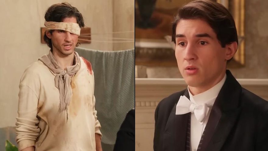 El cambio físico de Salvador tras su paso por la guerra de África (después/antes)