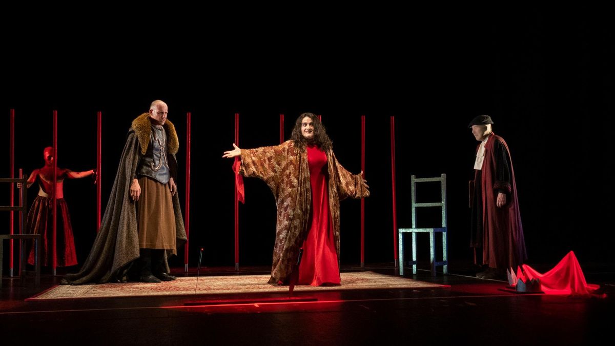 Representación teatral de 'Macbeth' de la compañía Teatro del Norte.