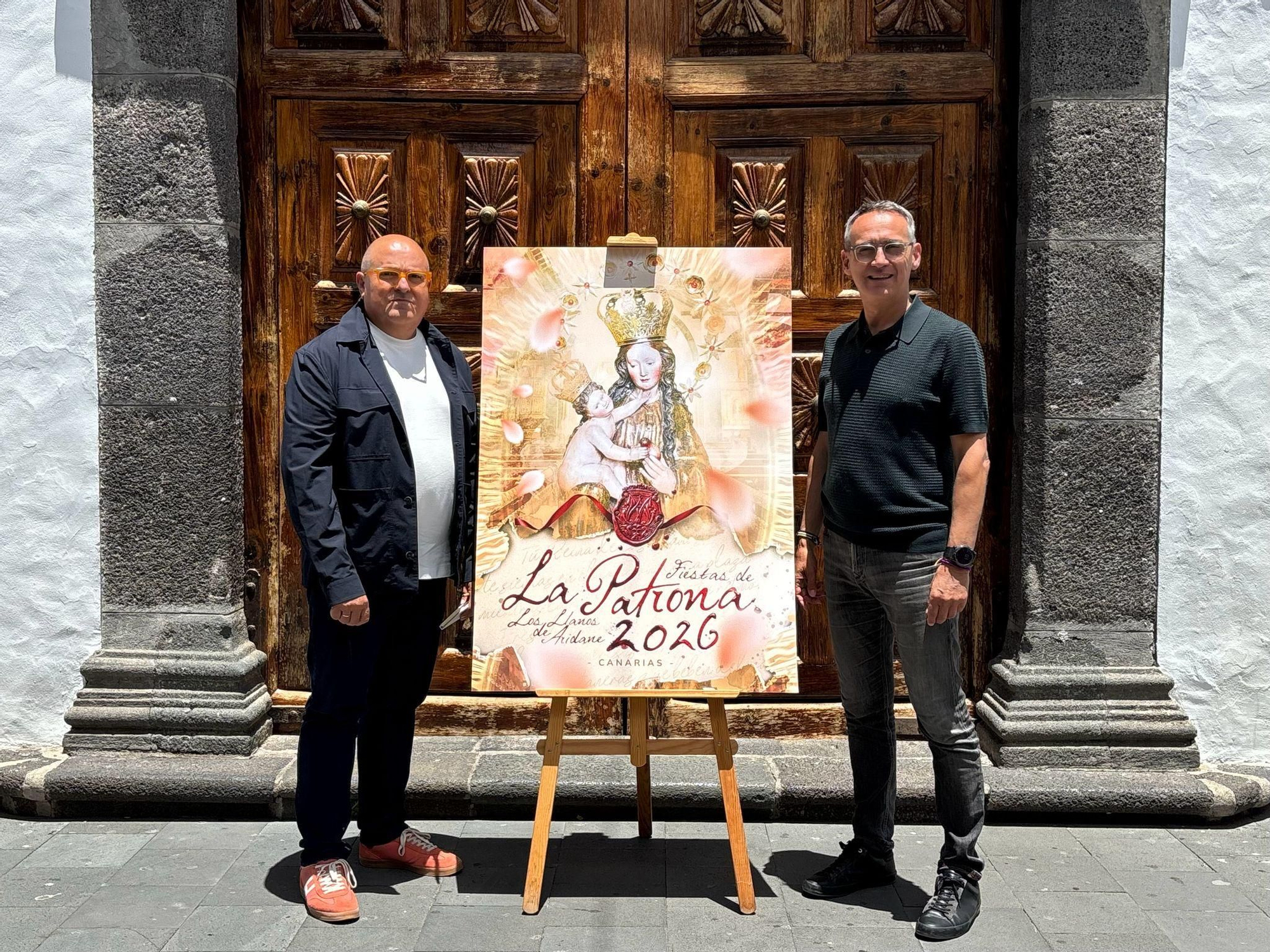 Los Llanos de Aridane presenta el cartel de las fiestas de La Patrona 2026, obra de Mario Martín.