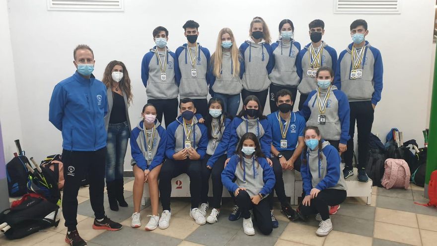 La cantera del Círculo de Amistad se exhibe en el Campeonato de Canarias Juvenil y Sub 22 de pelota