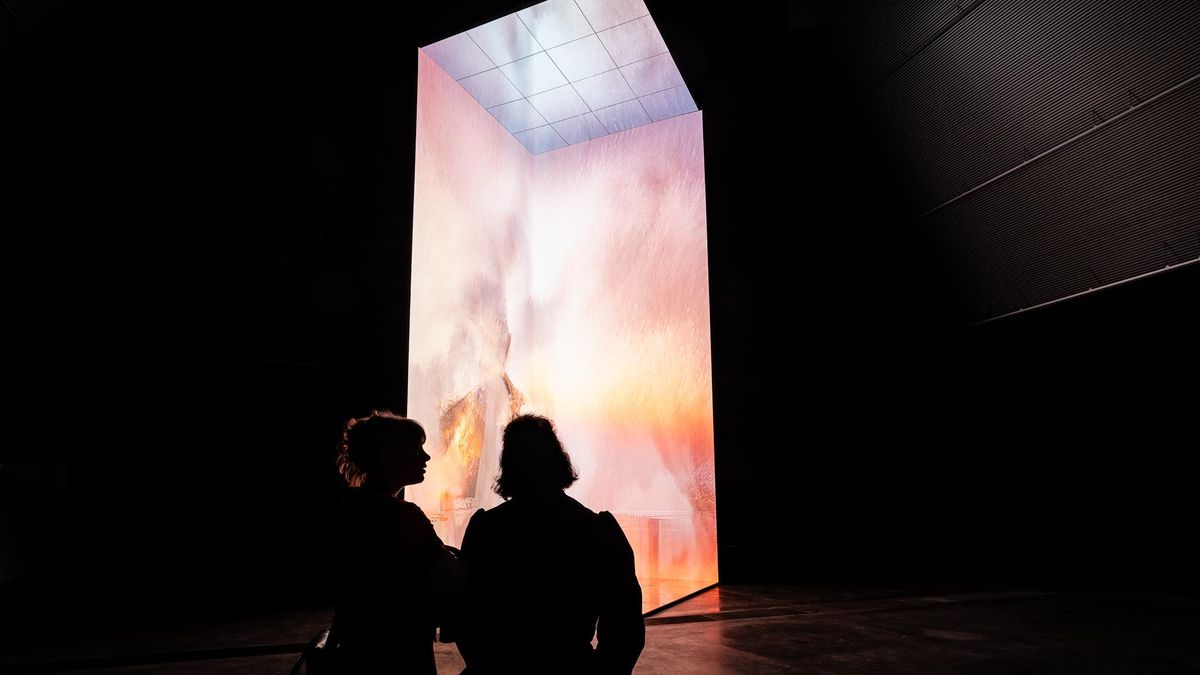 Exposición 'Latent City' de Refik Anadol, en BRUSK
