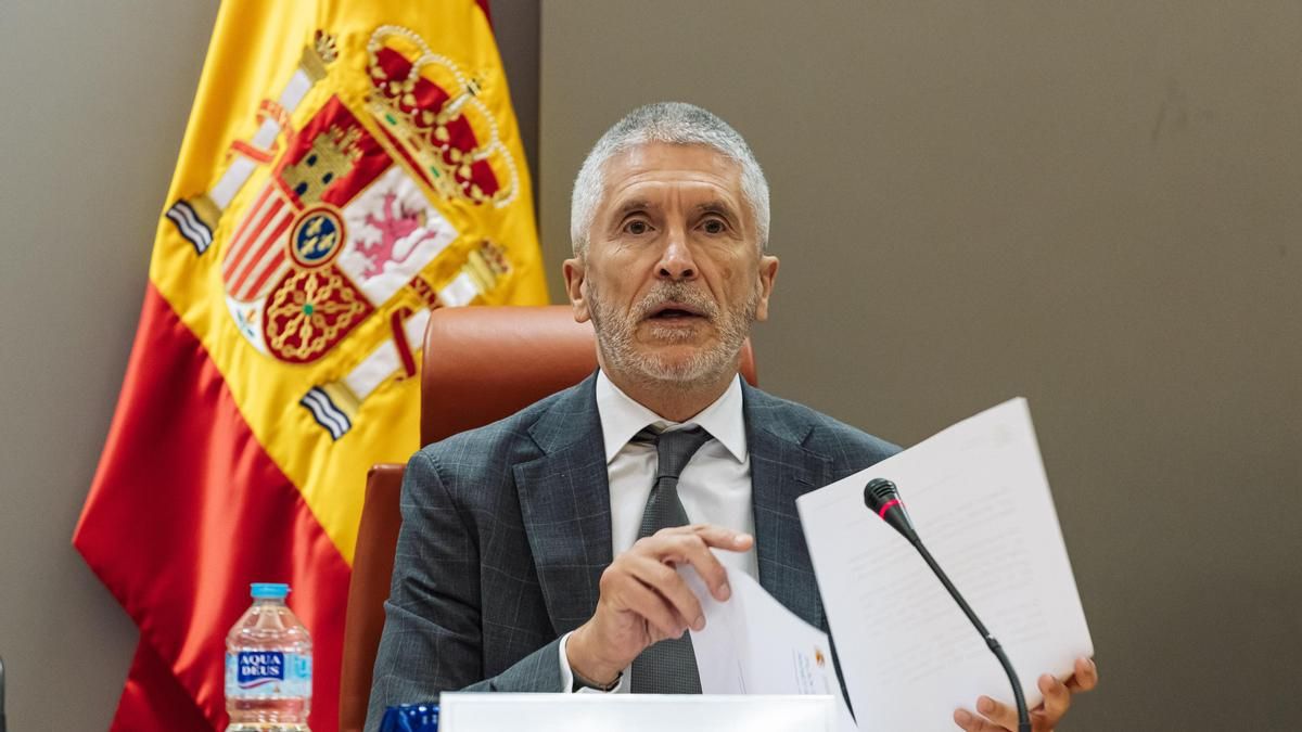 El ministro de Interior, Fernando Grande-Marlaska,
