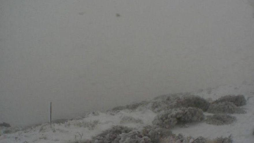 Izaña a las 10.40 horas de este viernes, cara norte