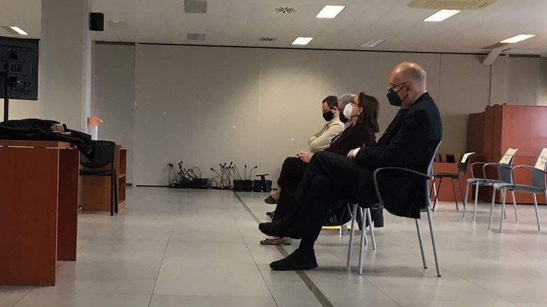 L'exconseller Rafael Blasco al banc dels acusats.