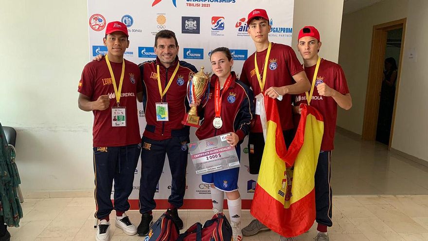 Noelia Gutiérrez, subcampeona de Europa de boxeo