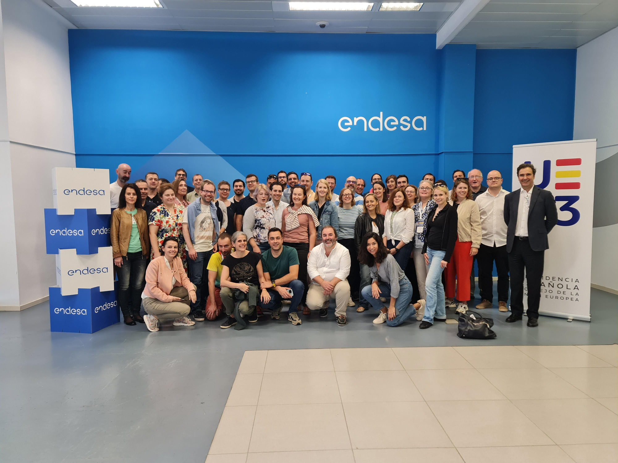 Consejeros de Energía de la Unión Europea en el Centro de Control de Canarias.