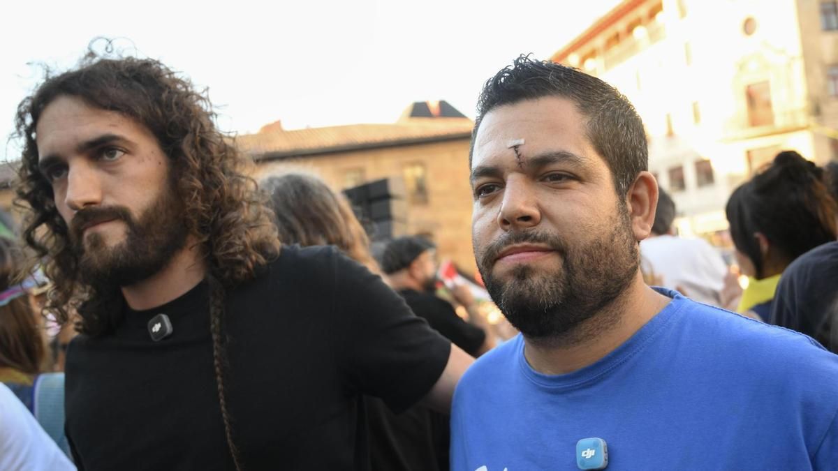 Jorge Fernández y Rubén Rosón, agredidos en Oviedo en las fiestas de San Mateo