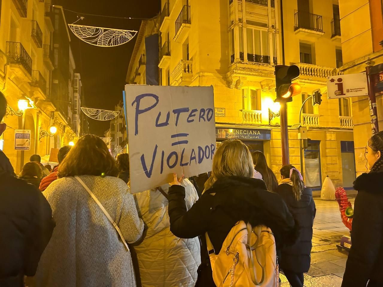 Grito unánime contra la violencia machista por las calles de Logroño