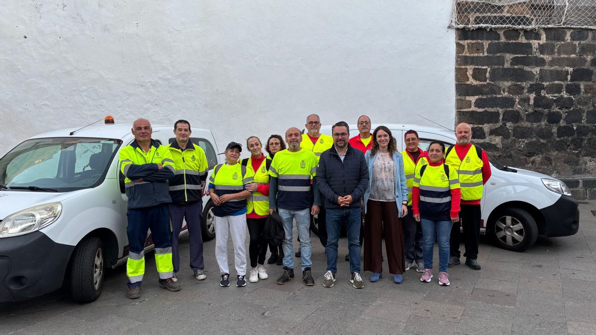 Santa Cruz de La Palma refuerza los servicios municipales con nuevas contrataciones del Plan de Empleo Social