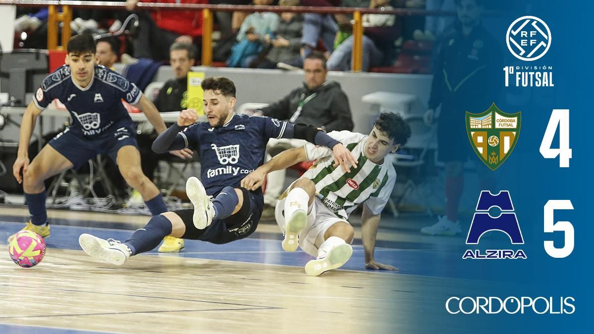 Marcador del Córdoba Patrimonio - Alzira FS