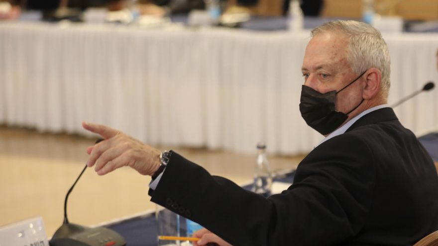 El ministro de defensa israelí, Benny Gantz