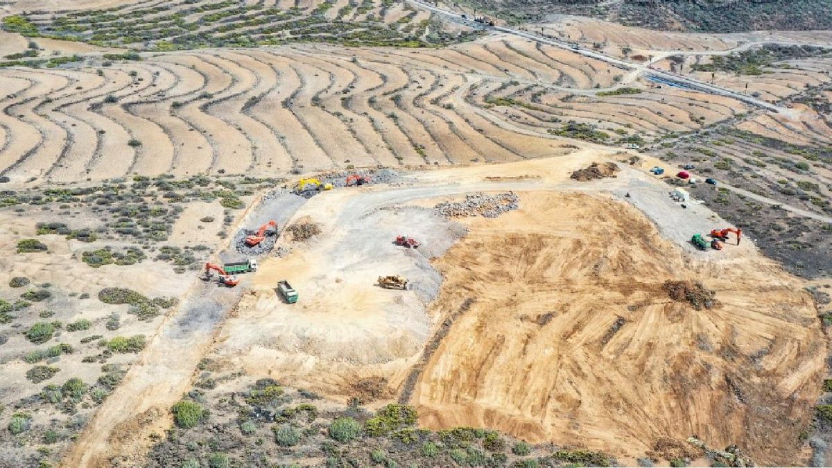 Cuna del Alma. Obras de construcción de la urbanización.