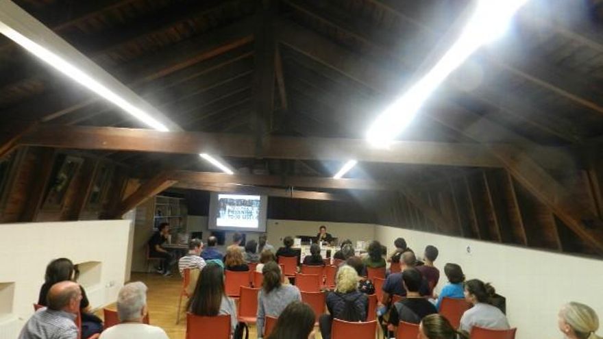 Público presente en la presentación del libro en León el pasado 11 octubre.