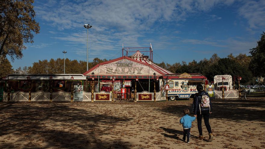 El recinto del Circ Raluy, montado en Girona, está cerrado al público desde el pasado 29 de octubre.