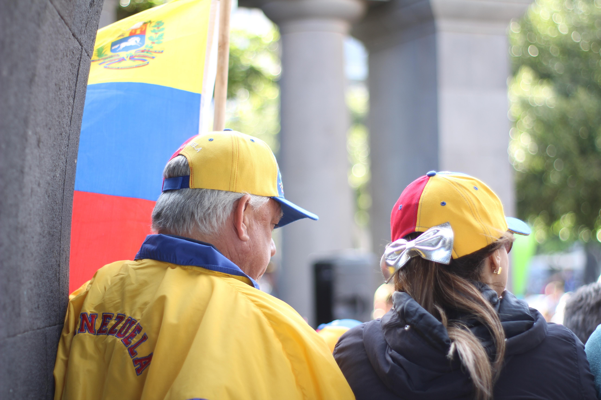Concentración en Tenerife a favor de Juan Guaidó