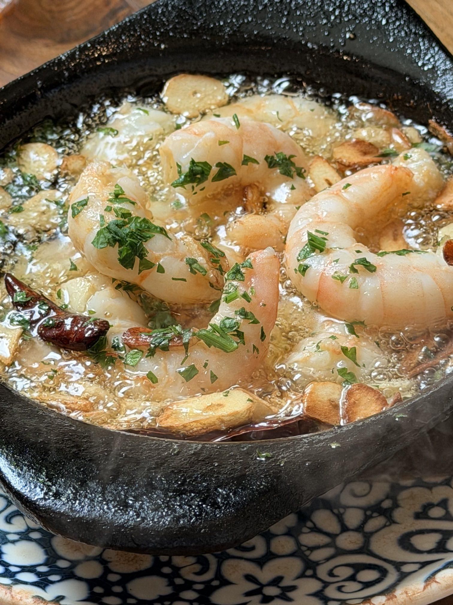 Gambas al Ajillo.
