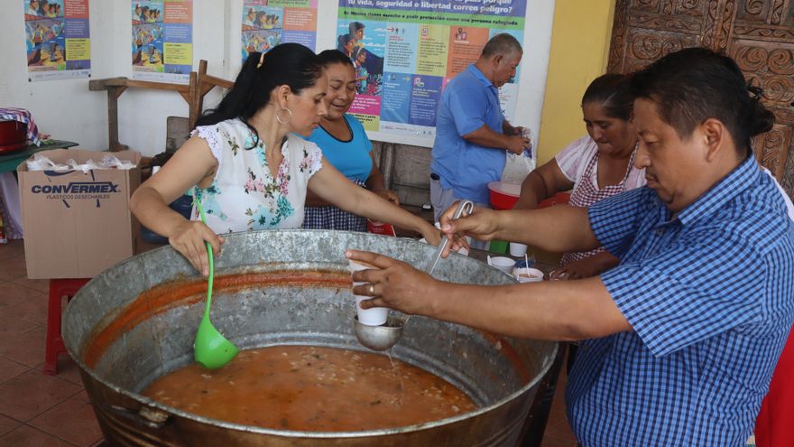 La Iglesia católica pide ayuda para alimentar a migrantes en la frontera sur de México