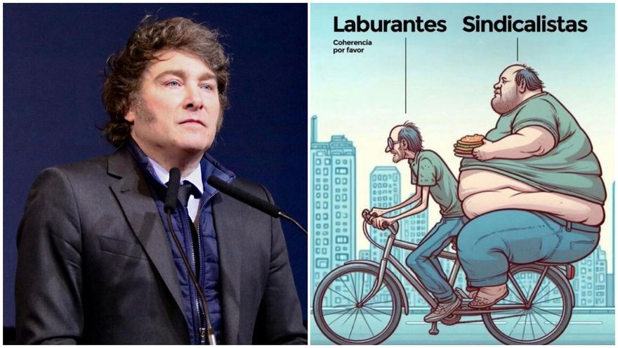 Desde Milei hasta Mogetta, el Gobierno reacciona con burlas a los sindicalistas por el paro