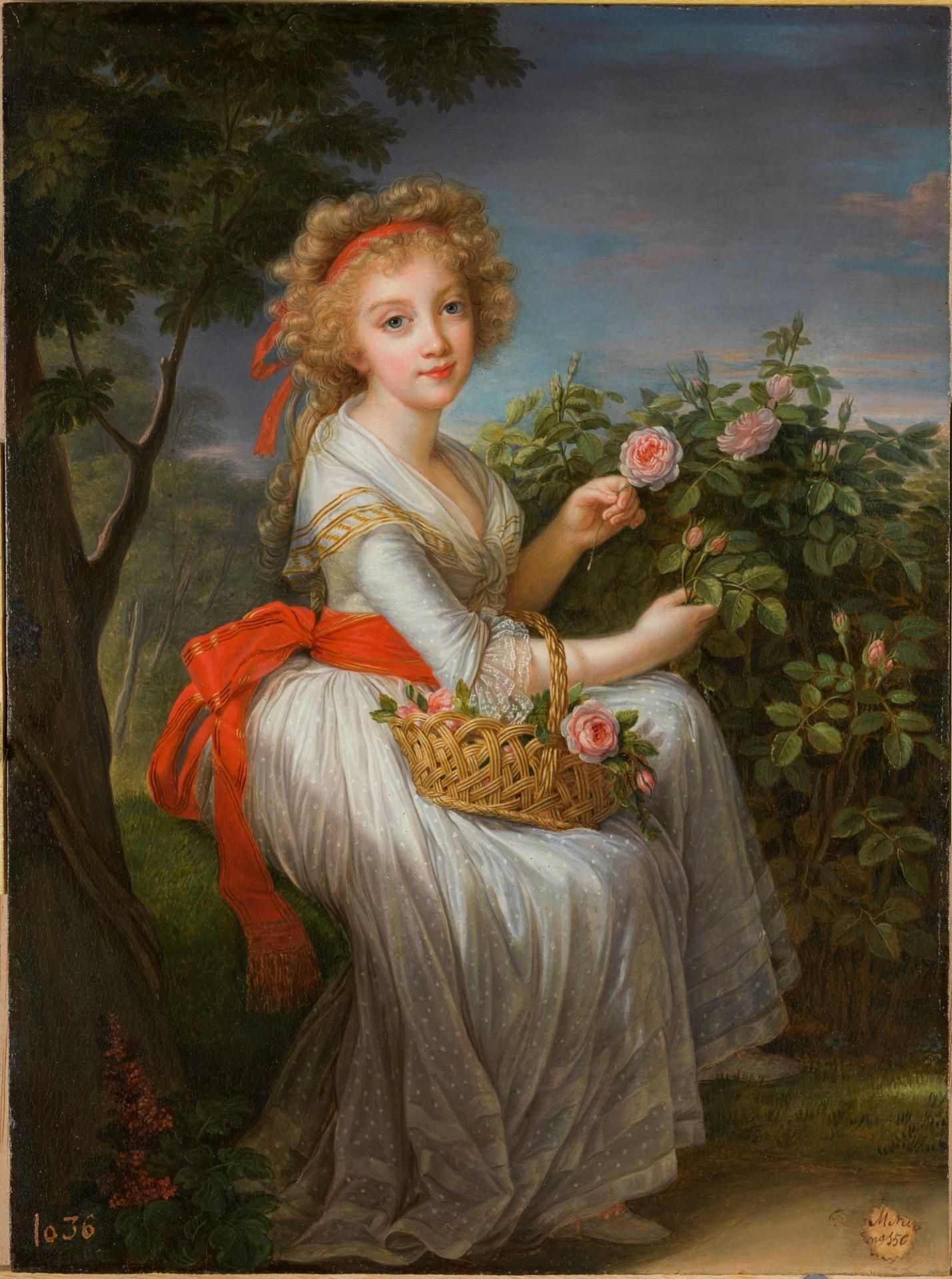 Retrato de Teresa Cristina de Borbón-Dos Sicilias (1790)