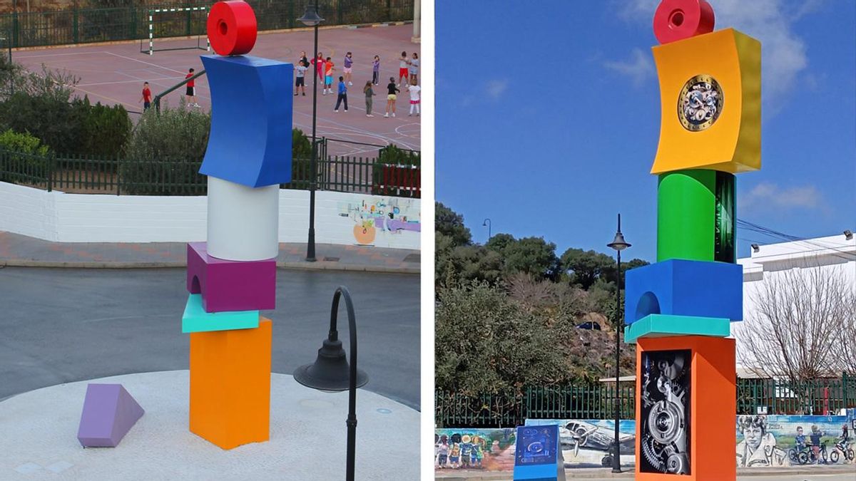Una obra de arte no se toca: Mijas pagará 25.000 euros al autor de una escultura por cambiarla de color sin su permiso