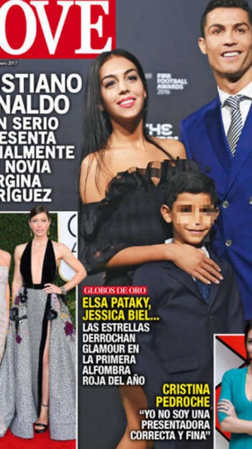 Cristiano Ronaldo, su pareja y su hijo en Love