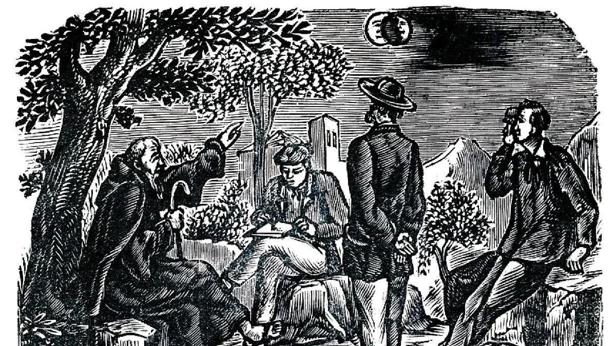 Ilustración de la portada del libro 'El Sol, la Luna y los eclipses en León'.