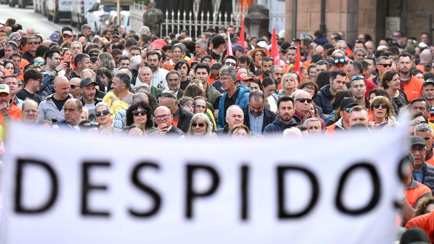 Archivo - Manifestación de Bridgestone en Torrelavega